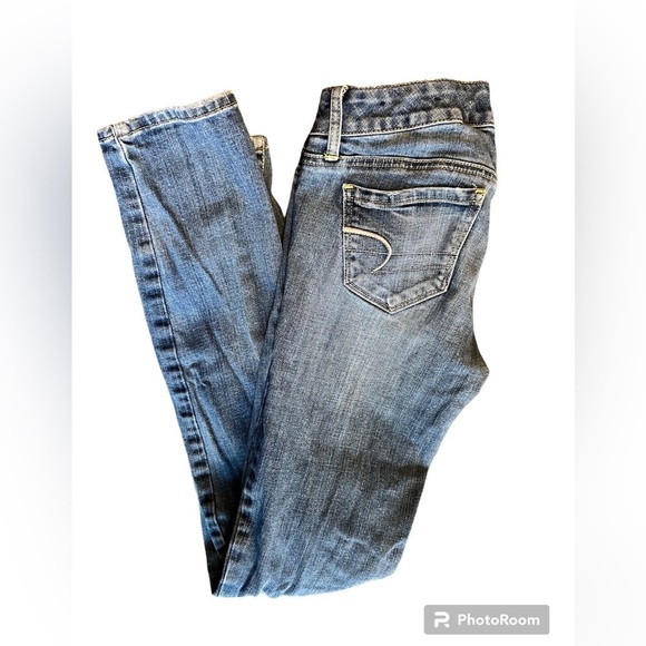American Eagle woman’s stretch jeans skinny size 0 - Picture 1 of 5